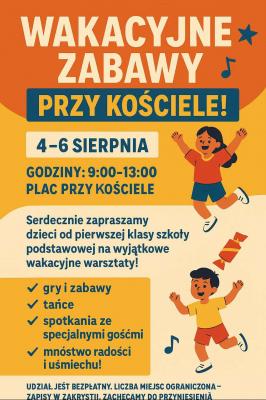Wakacyjne Zabawy Przy Kościele