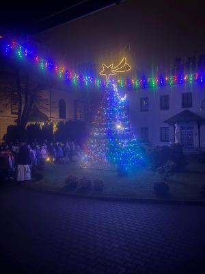 Choinka Parafialna już świeci